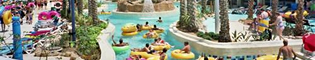 El Río Loco: Relájate en este tranquilo pero divertido Río Loco, donde podrás dar vueltas y vueltas alrededor de la Zona al Aire Libre de Caribe Aquatic Park, escuchando música caribeña de fondo.