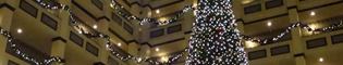 Navidad en el Hotel Gold River: El Hotel Gold River de PortAventura se transforma para albergar mágicas celebraciones en la fiesta de Navidad, con una decoración llena de luces, árboles de Navidad y guirnaldas.
