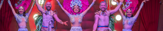 La Reina del Carnaval: Espectáculo de humor, baile y música sobre la reina del Carnaval en el Long Branch Saloon de PortAventura