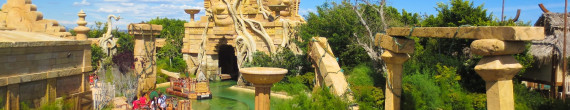 Angkor: Aventura en el Reino Perdido: Una gran aventura acuática e interactiva para toda la familia en la selva del templo perdido de Angkor, en China de PortAventura.