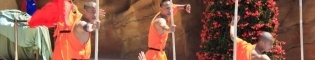 Los Shaolin de Shambhala: Espectacular exhibición de artes marciales Shaolin y acrobacias tradicionales del Himalaya, en la zona de Shambhala, Expedición al Himalaya en China de PortAventura Park.