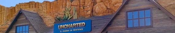 UNCHARTED: El Enigma de Penitence: Uncharted, El Enigma de Penitence, es una montaña rusa cubierta multidimensional basada el la película UNCHARTED