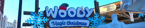 Woody Magic Christmas: Woody Woodpecker ha preparado este recorrido navideño en su casa del Far West.