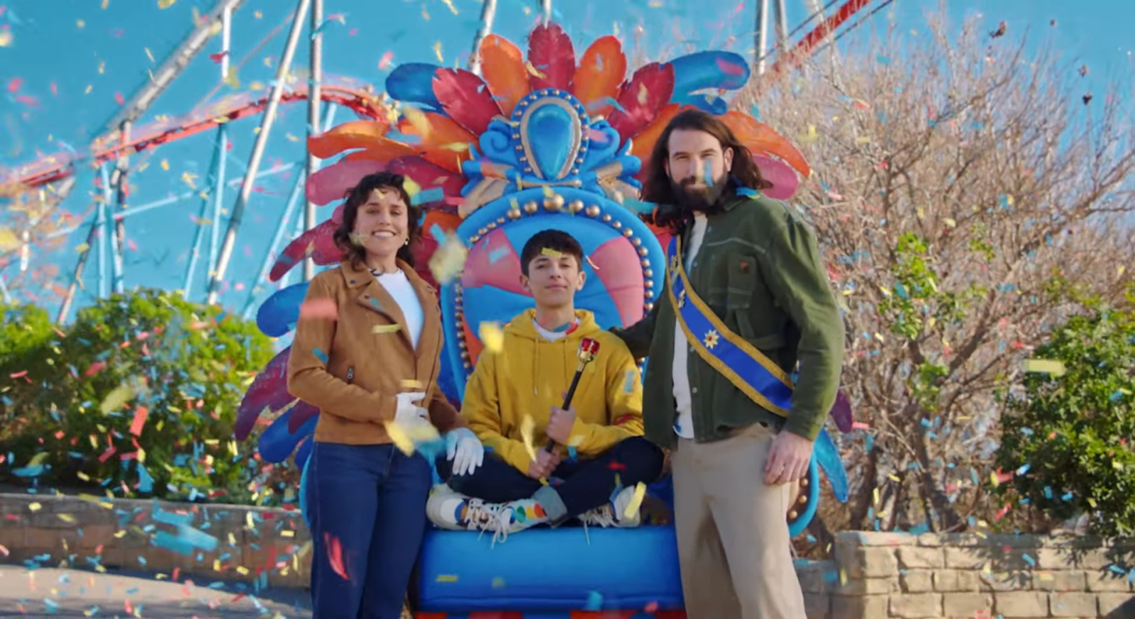 Los reyes de PortAventura son los protagonistas del nuevo anuncio