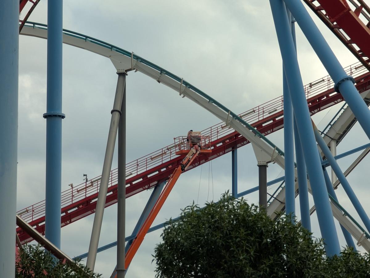 Mantenimiento a parque cerrado en PortAventura