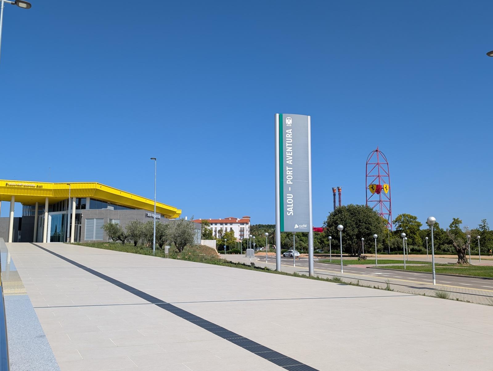 La nueva estación de tren de Salou - Port Aventura