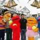 Fernando Verdasco 'juega' en Port Aventura