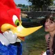 Beatriz Rico visita PortAventura
