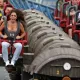 Elena Furiase visita PortAventura