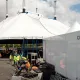 La carpa de Cirque du Soleil Kooza se levanta en PortAventura