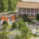 Maqueta de Ferrari Land