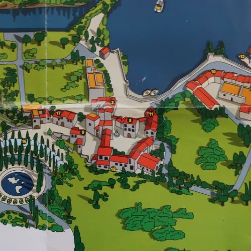 El primer mapa de PortAventura en 1994