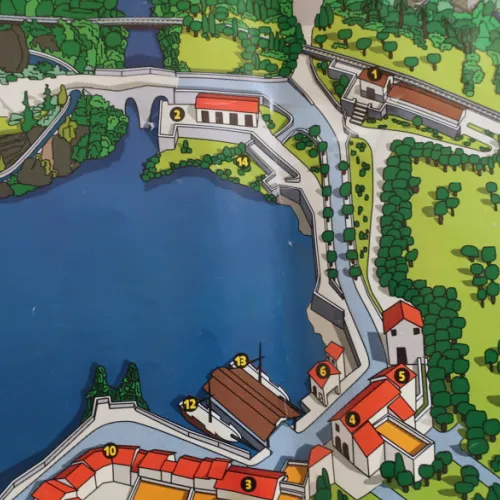 El primer mapa de PortAventura en 1994
