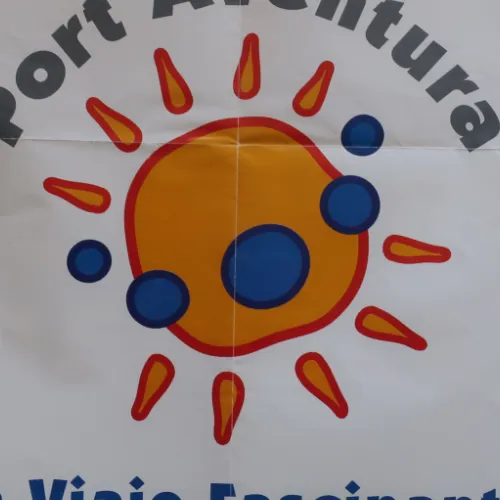 El primer mapa de PortAventura en 1994