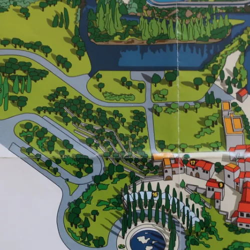 El primer mapa de PortAventura en 1994