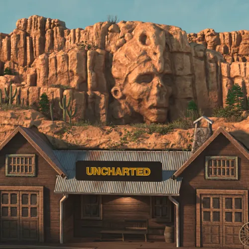 PortAventura presenta el exterior de la nueva atracción Uncharted