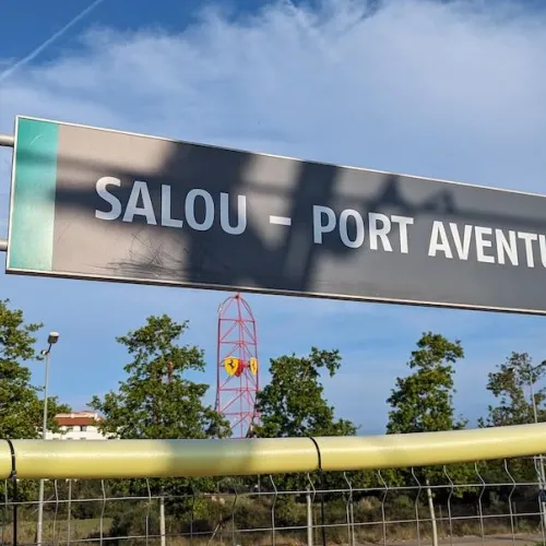 La contrucción de la nueva estación de tren de Salou - Port Aventura