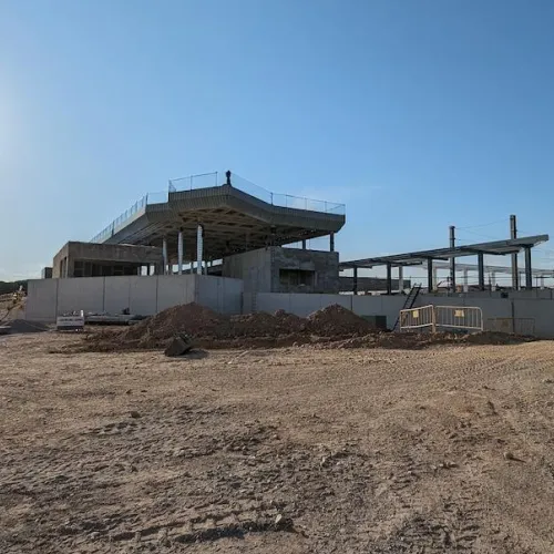 La contrucción de la nueva estación de tren de Salou - Port Aventura
