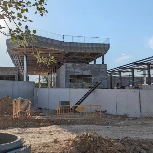 La contrucción de la nueva estación de tren de Salou - Port Aventura