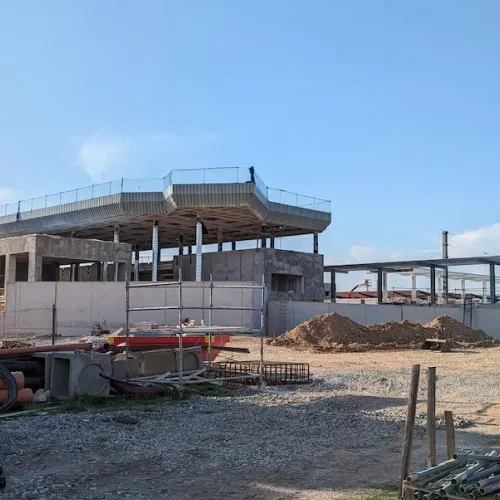 La contrucción de la nueva estación de tren de Salou - Port Aventura