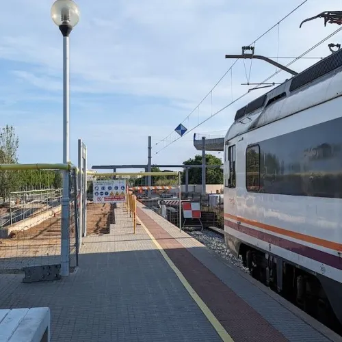 La contrucción de la nueva estación de tren de Salou - Port Aventura