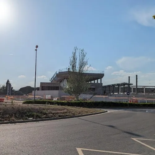 La contrucción de la nueva estación de tren de Salou - Port Aventura