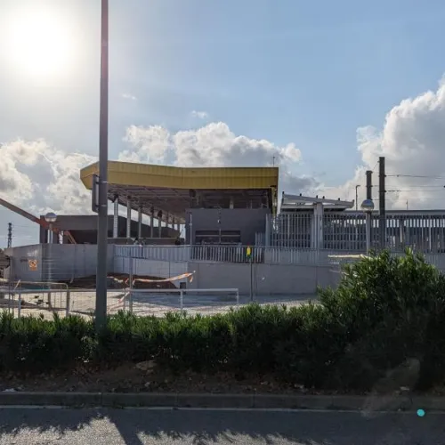 Muy avanzada la construcción de la nueva estación de tren de Salou - Port Aventura