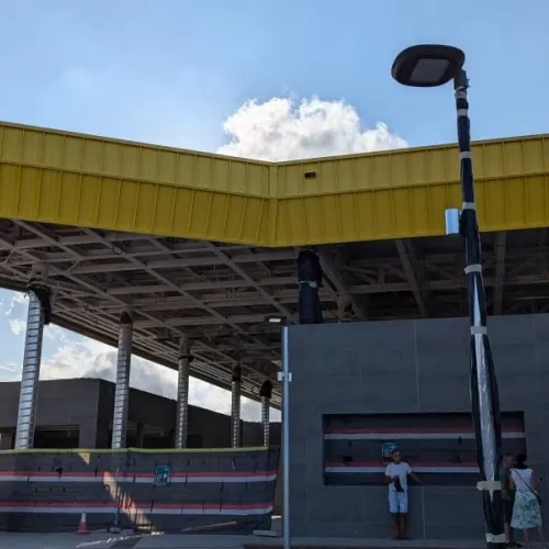 Muy avanzada la construcción de la nueva estación de tren de Salou - Port Aventura