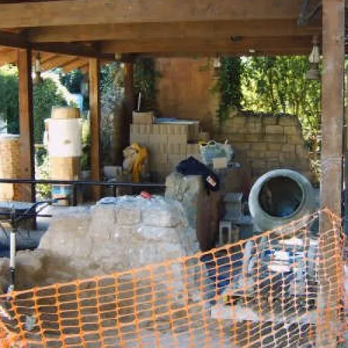 Se empieza a instalar la torre - Diciembre 2004