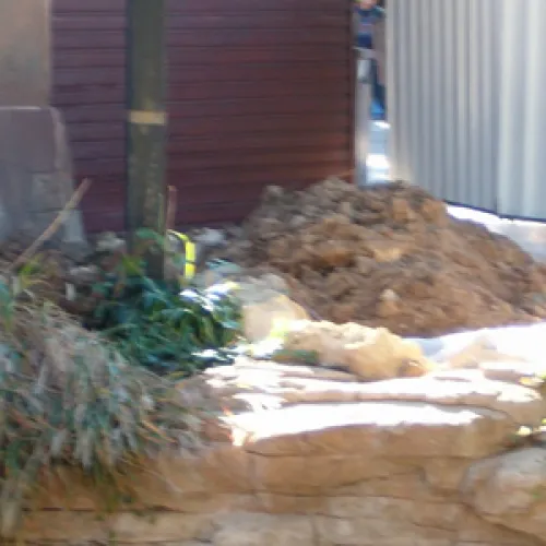 Se empieza a instalar la torre - Diciembre 2004