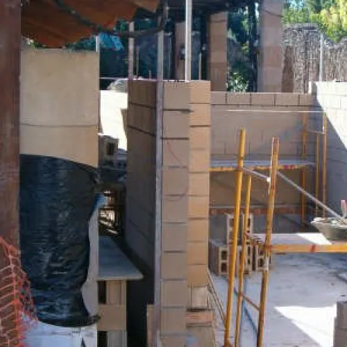 Se empieza a instalar la torre - Diciembre 2004