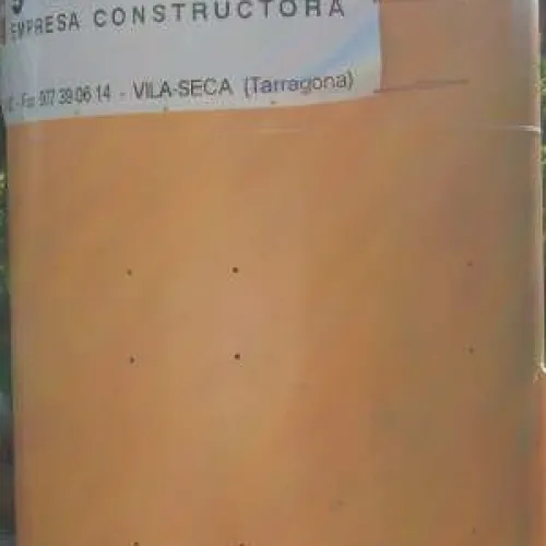 Se empieza a instalar la torre - Diciembre 2004