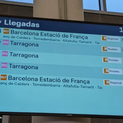 La nueva estación de tren de Salou - Port Aventura