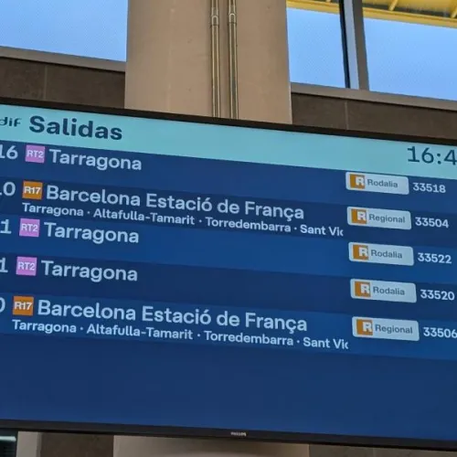 La nueva estación de tren de Salou - Port Aventura