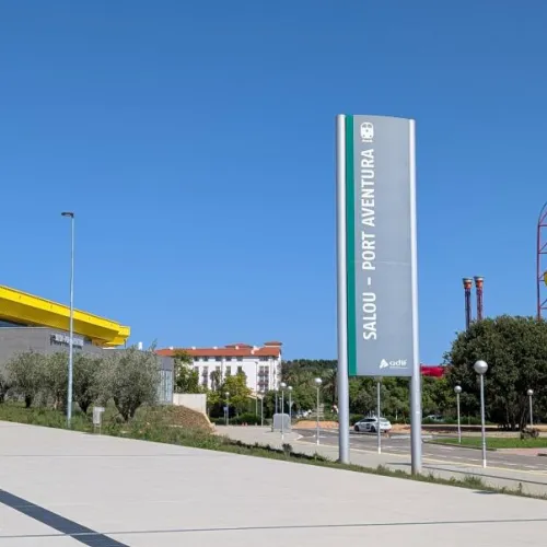 La nueva estación de tren de Salou - Port Aventura