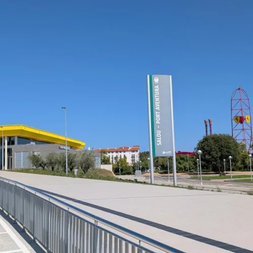 La nueva estación de tren de Salou - Port Aventura