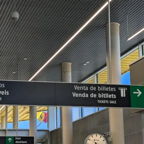 La nueva estación de tren de Salou - Port Aventura