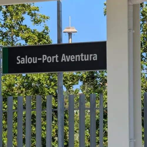 La nueva estación de tren de Salou - Port Aventura