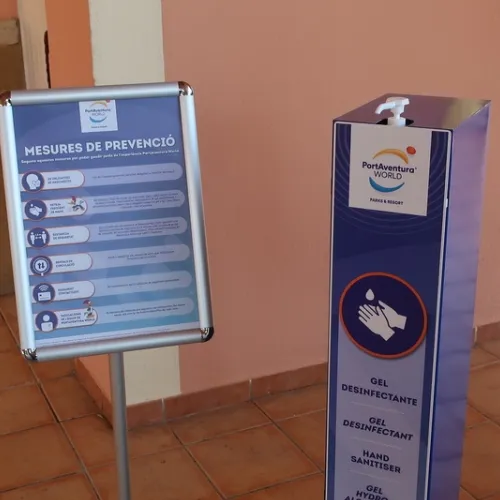 Medidas de prevención Covid-19 en PortAventura World