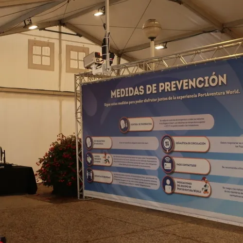 Medidas de prevención Covid-19 en PortAventura World