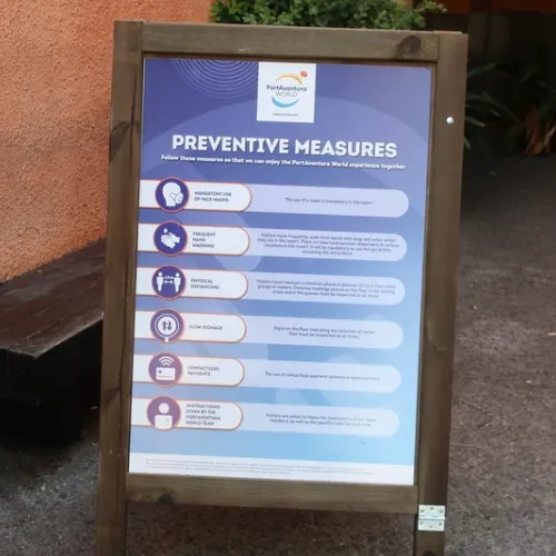 Medidas de prevención Covid-19 en PortAventura World
