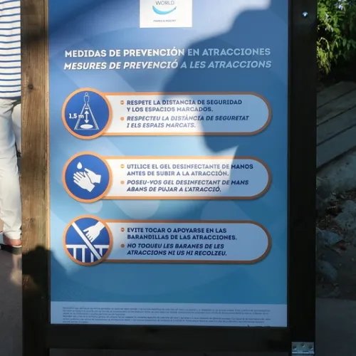 Medidas de prevención Covid-19 en PortAventura World