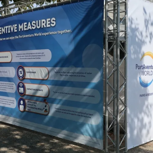 Medidas de prevención Covid-19 en PortAventura World